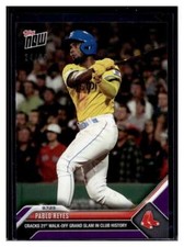 2023 Topps Now #673 Pablo Reyes Purple Parallel Card #d 24/25