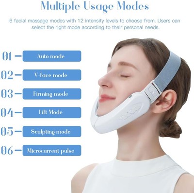 GESICHT SCHÖNHEITSGERÄT V-FACE SHAPING MASSAGEGERÄT SCHÖNHEITS GERÄT 155MAH