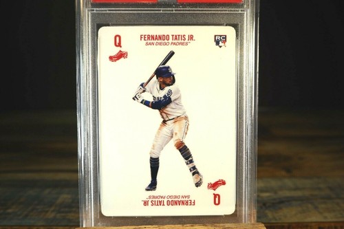 Fernando Tatis Jr. 2019 Topps 52 Queen Of Cleats Game Card Rookie RC PSA 9 Mint - Picture 3 of 10
