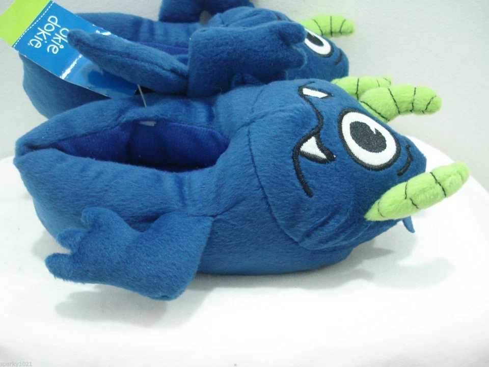 Перевернутые нескользящие тапочки Okie Dokie Blue Monster размер L 9/10 - Изображение 4 из 4