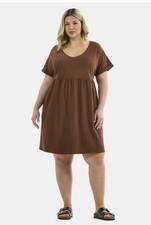 Terra And Sky Women’s Cinnamon Stick Babydoll Dress Size 1X NWT