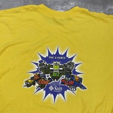 vintage SUN MICROSYSTEMS THE V FORCE t shirt XL TANK REZ SLIM Y2K tech computers