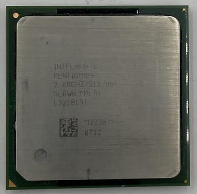 Intel Pentium 4 2.6 GHz Desktop CPU Processor- SL6WH