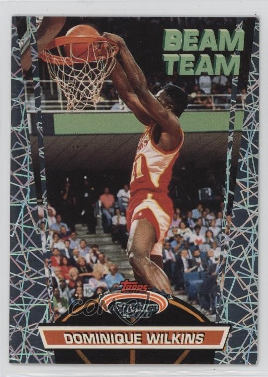1992-93 Topps Stadium Club Beam Team Members Only Dominique Wilkins #2 HOF 4pa