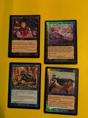 Wormfang Molch, Kabale Azubi, Giftiger Gestank, Grabfolge. Urteil 4MTG Karte. FOLIE