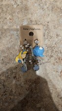 Handmade Alice In Wonderland Dangle Earrings