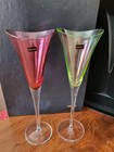FLAWLESS Exquisite HOYA Crystal DESIRE TWO CHAMPAGNE WINE FLUTES GLASSES +++NIB — photo 3