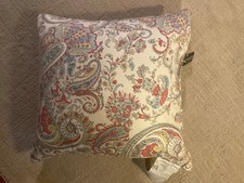 Lauren Ralph Lauren Paisley Decor Pillow 20x20 - Cotton - NWT