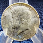 1964 Kennedy Silver Half Dollars 50C - Philadelphia Mint - 90% Silver - Unc Cond