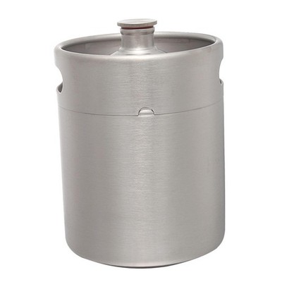 Edelstahl Fass Growler Fass Flasche Hausherstellung Wein für Camping, Wandern und