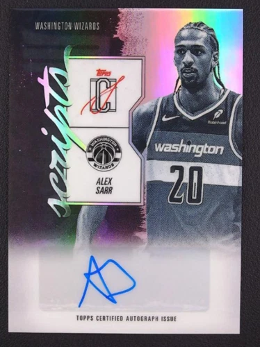 2025 Topps Signature Alex Sarr Base (RAW)