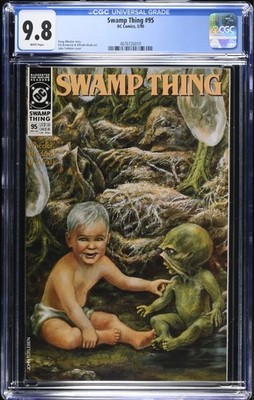Swamp Thing #95 CGC 9.8 WP NM/MT (DC Comics 1990) Low Census Rare HTF  