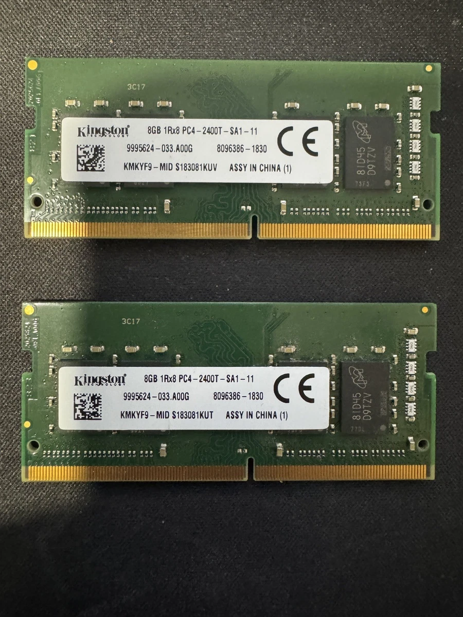 Kingston PC4-19200 (DDR4-2400) Bus Speed Computer RAM 16 GB Total