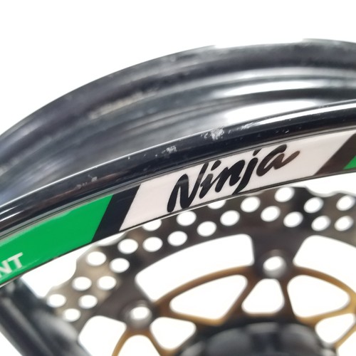 2013 13-18 NINJA ZX6R ZX636 OEM FRONT WHEEL RIM BRAKE ROTOR ROTORS STRAIGHT - Picture 2 of 16