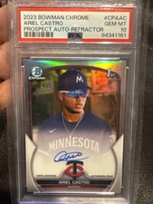 2023 Bowman Chrome Ariel Castro 1st CHR PROS Auto-Refractor Gem Mint 10 💎💎💎