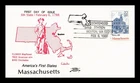 US COVER MASSACHUSETTS STATEHOOD BICENTENNIAL FDC COLONIAL CACHET