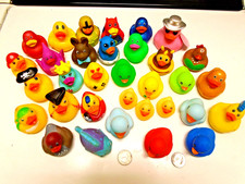  33 Rubber Ducks Assorted Sizes Colors Styles -Jeep Dash Duckies 