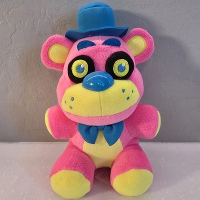 Funko Five Nights At Freddys 2017 Blacklight Pink Yellow Bear Plush Fazbear
