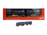 Herpa 320160 Renault AE Wechselpritschen/Planen HZ ASG Schweden 1:87 Neu
