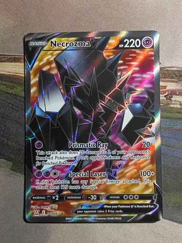 Necrozma V x1 Full Art 149/163 Battle Styles Holo Pokemon Slight Play