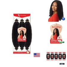 OUTRE X-Pression Crochet Braids Twisted Up 3X Springy Afro Twist 16" 5-Pack