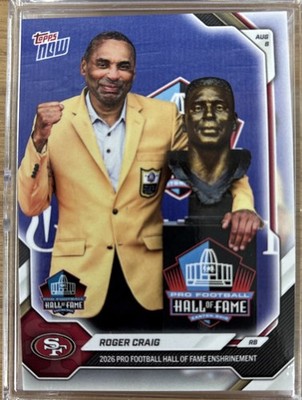 PRESALE Roger Craig Hall Of Fame HOF 2026 NFL Topps NOW Card OS02