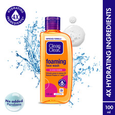 Clean Clear Foaming Face Wash - for Oily Skin Reduces Acne 100ml