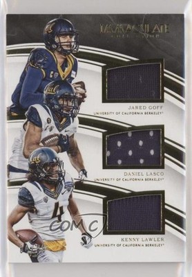 2016 Panini Immaculate Collegiate 64/99 Jared Goff Daniel Lasco #3 Rookie RC pn1