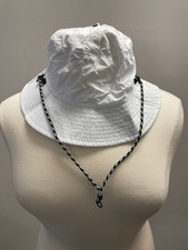 Men Women Outdoor Bucket Hut Boonie Sun UV Protection Quick Dry White One Size