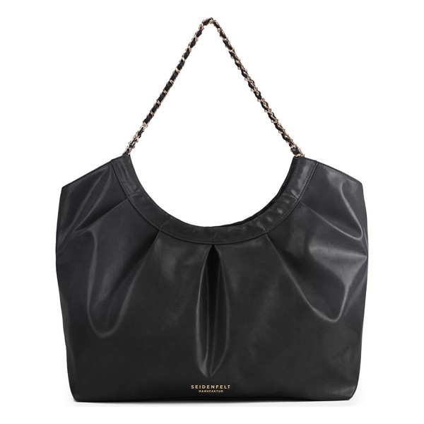 Seidenfelt Loimaa Schultertasche 40Cm #SDF-1111-354 (Black)-image