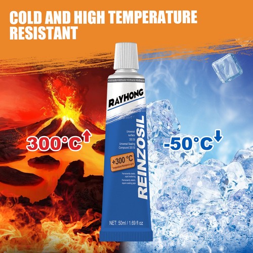 RTV Silicone Gasket Maker High Temp Sealant Fit Car Engine Automobile Oil Pan - Picture 4 of 5