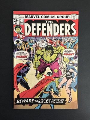 The Defenders #21 (Marvel Comics March 1975) FN-