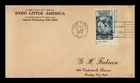 Dr Jim Stamps 1934 Byrd Imperf Sheet Single First Day Cover Gustav Fabian Cachet