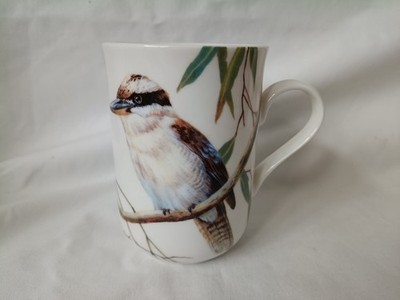 Maxwell & Williams Kookaburras Birds Of Australia Tasse von Eric Shepherd sehr guter Zustand