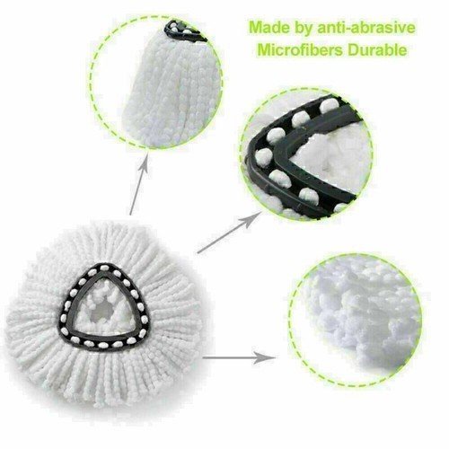 Ersatz Wischbezug für Vileda Turbo Wischmop Easy Wring Clean Moppkopf Mop NEU - Afbeelding 8 van 13