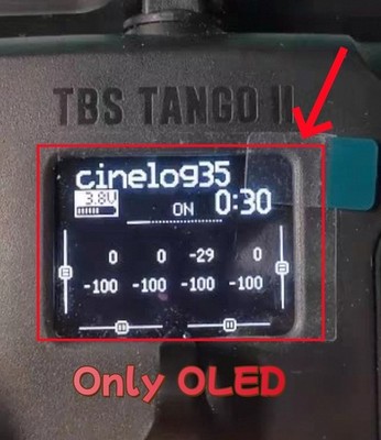 OLED For TBS Tango 2 pro v2 V3 V4 Remote Control Display Screen