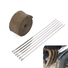 2 X 16ft Lava Exhaust Wrap For Headers Turbo - High Temp Heat Shield 2 X 16ft Lava Exhaust Wrap For Headers Turbo - High Temp Heat Shield
