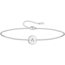 Personalized Initial Bracelet for Women Stainless Steel Letters Bracelet Deli...