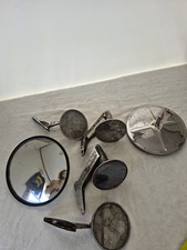 Lot Of 7 Vintage Automotive Side Mirrors Chrome Round Heads And Arms Classics Lot Of 7 Vintage Automotive Side Mirrors Chrome Round Heads And Arms Classics