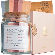 Read Me When Bible Verse Jar For Women, Graduation Gifts, Gift For Mom, Birth...