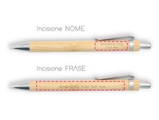 Penne Personalizzate  Penna in legno Lotto da 10 pezzi Penna idea regalo