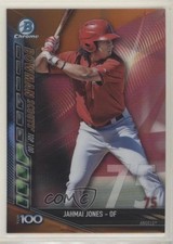2017 Bowman Chrome Scouts Top 100 Orange Refractor 10/25 Jahmai Jones 5h0