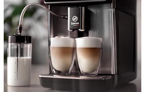 Saeco GranAroma SM6580/00 Macchina da Caffè Automatica, Nero-Argento - Foto 5 di 9