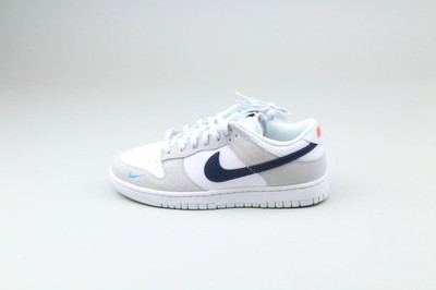 Nike Dunk Low Aqua Mini Swoosh 'Football Grey' FJ4227-001-44- Uni- Size 10