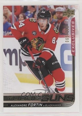 2018 Upper Deck Young Guns UD Exclusives 65/100 Alexandre Fortin Rookie RC 0s8s