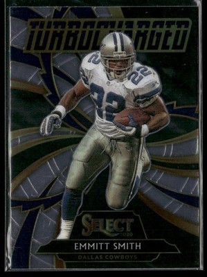 2020 Panini Select Turbocharged Emmitt Smith #T9 Dallas Cowboys