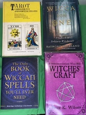 lot of wicca witchcraft tarot books wicca for one wican spells witches craft
