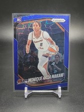 Monique Akoa Makani 2025 Panini Prizm WNBA #98 Blue Velocity Rookie RC Mercury