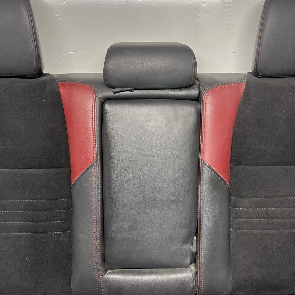 ☑️ 15-21 SUBARU WRX STI OEM REAR ALCANTARA SEAT COMPLETE UPPER LOWER ASSEMBLY - Image 3 of 4