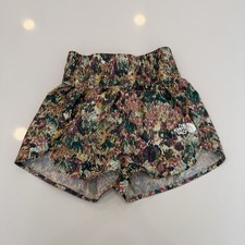 The North Face Girls Multicolor Patterned Athletic Shorts Never Stop Moving Sz S